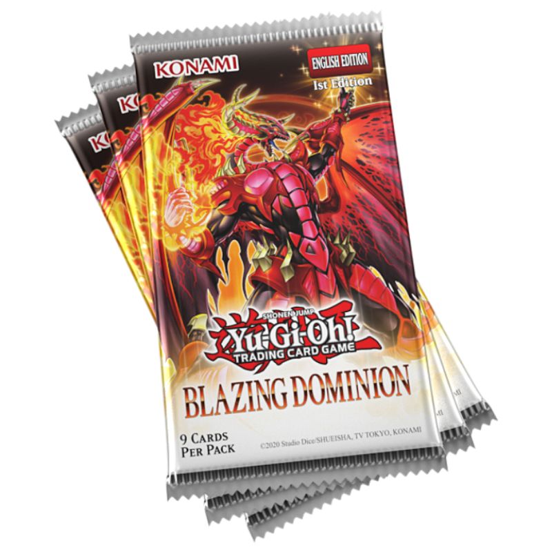 Yu-Gi-Oh - Blazing Dominion 3PK Tuckbox