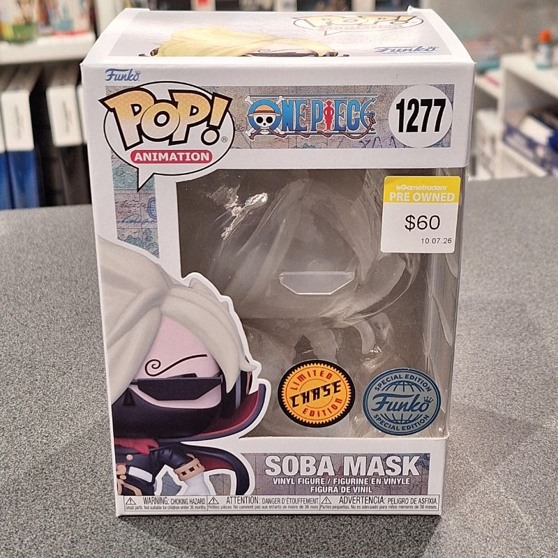 One Piece - Soba Mask (Raid Suit) Sanji US Exclusive Pop! Vinyl (front a bit faded)