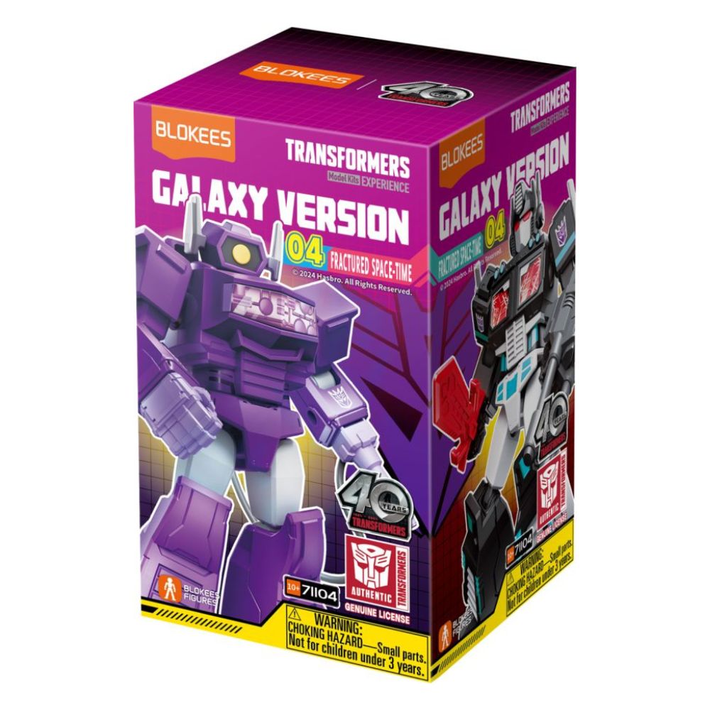 Blokees Figure - Transformers Galaxy Version 04 - Fractured Space-time (Blind box) 1 Unit