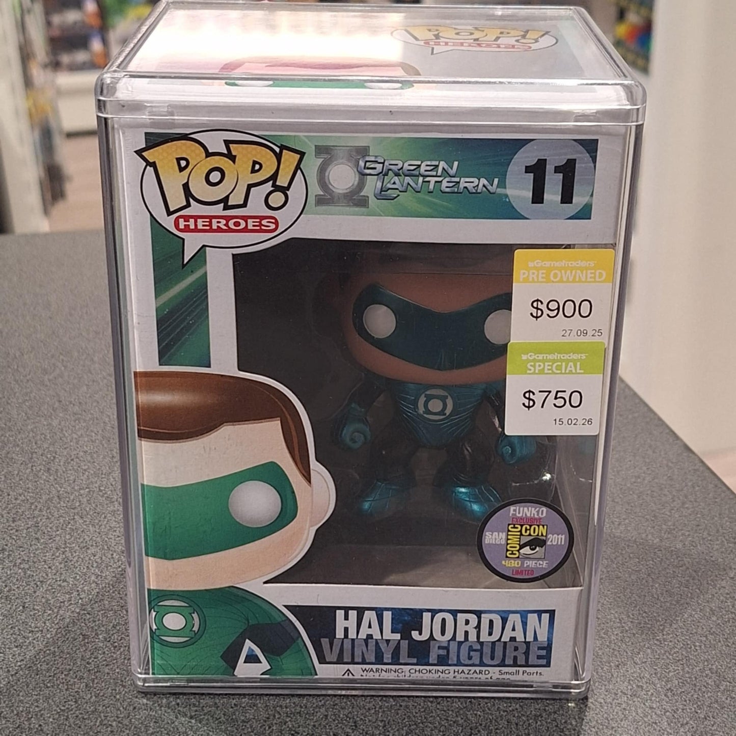 SDCC 2011 - Green Lantern Hal Jordan Pop! Vinyl (480 Units Worldwide)