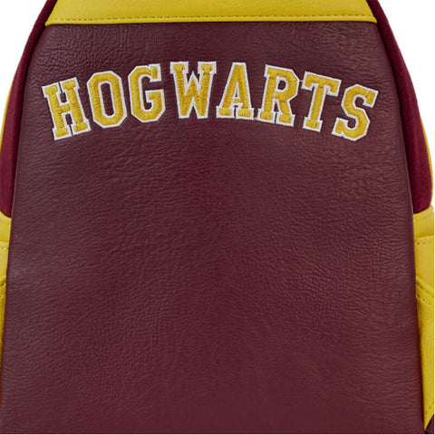 Image of Loungefly - Harry Potter - Gryffindor Hogwarts Crest Varsity Jacket Mini Backpack