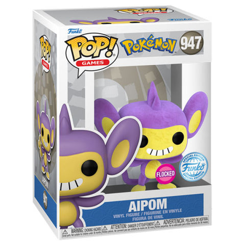 Pokemon - Aipom Flocked US Exclusive Pop! Vinyl