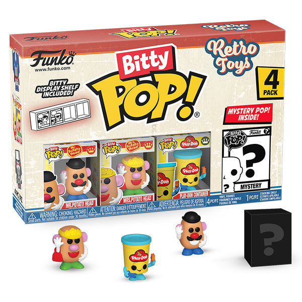 Retro Toys - Mr Potato Head Bitty Pop! 4 Pack