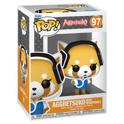 Aggretsuko - Aggretsuko with Headphones Pop! Vinyl