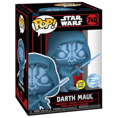 Star Wars: Dark Side - Darth Maul Holo Glow in the Dark US Exclusive Pop! Vinyl