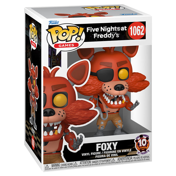 Five Nights at Freddy's: (2023 Movie) 10th Anniversary - Foxy Pop! Vinyl