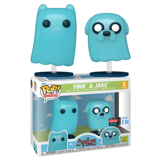 NYCC 2026 - Adventure Time – Ghost Finn & Ghost Jake US Exclusive Pop! Vinyl 2 Pack