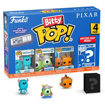 Pixar - Monsters Inc. Bitty Pop! 4 Pack