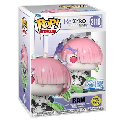 Re:ZERO - Ram (Wind Magic) Glow in the Dark US Exclusive Pop! Plus