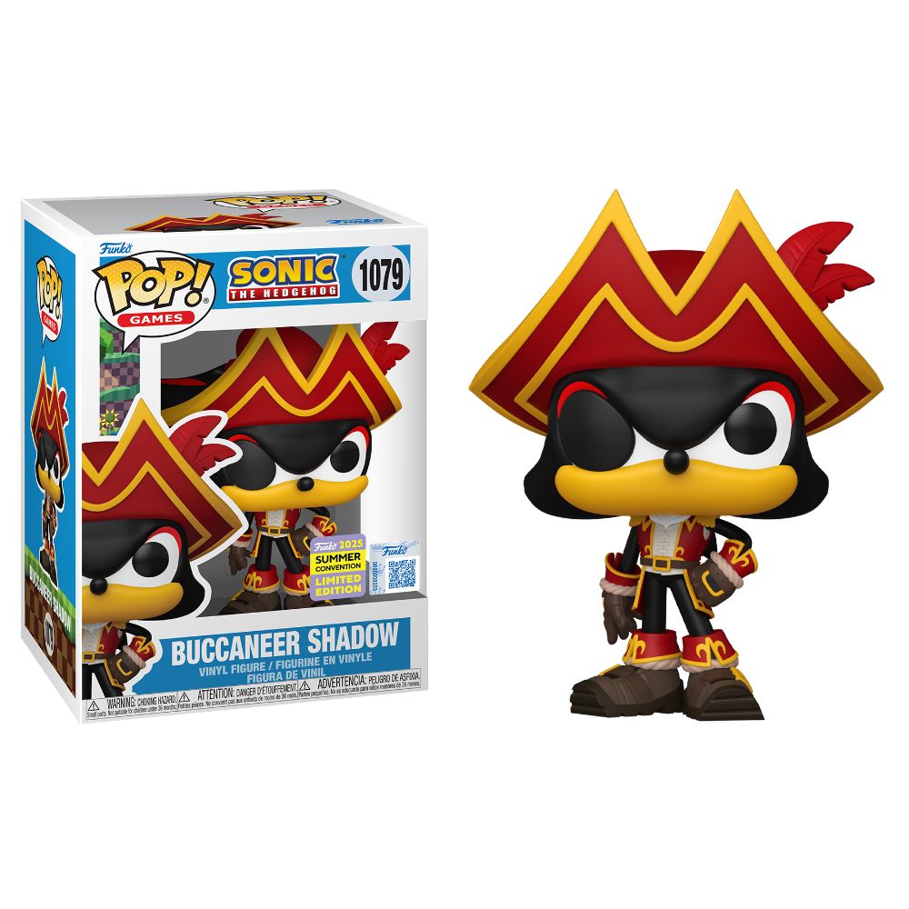 SDDC 2025 - Sonic the Hedgehog - Buccaneer Shadow US Exclusive Pop! Vinyl
