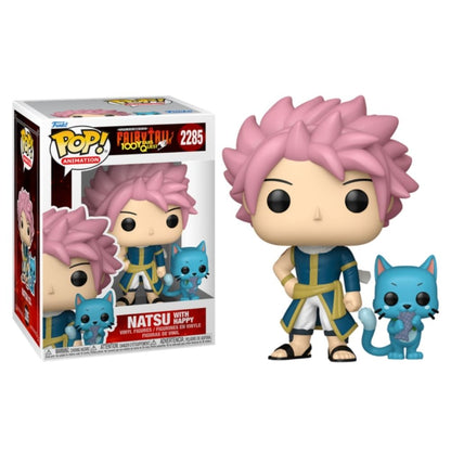Fairy Tail: 100 Year Quest - Natsu with Happy Pop! Vinyl