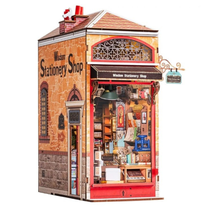 Robotime DIY Bookends Kit Wisdom Stationery Shop