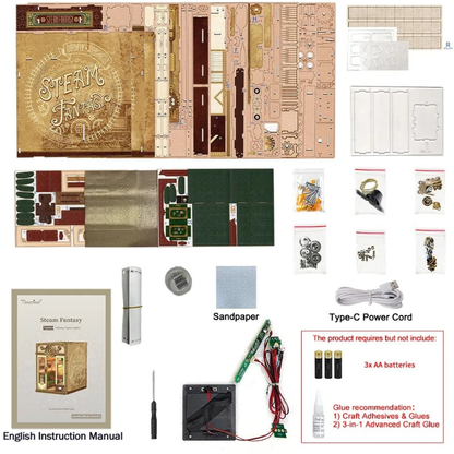 Tonecheer Steam Fantasy Train Cabin