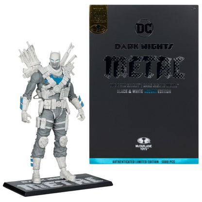 DC - The Grim Knight B&W With Accent Gold Label 7 Inch Figure