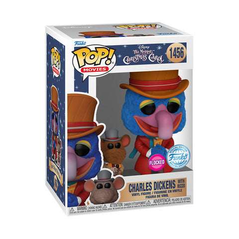 The Muppets Christmas Carol - Gonzo with Rizzo US Exclusive Flocked Pop! Vinyl