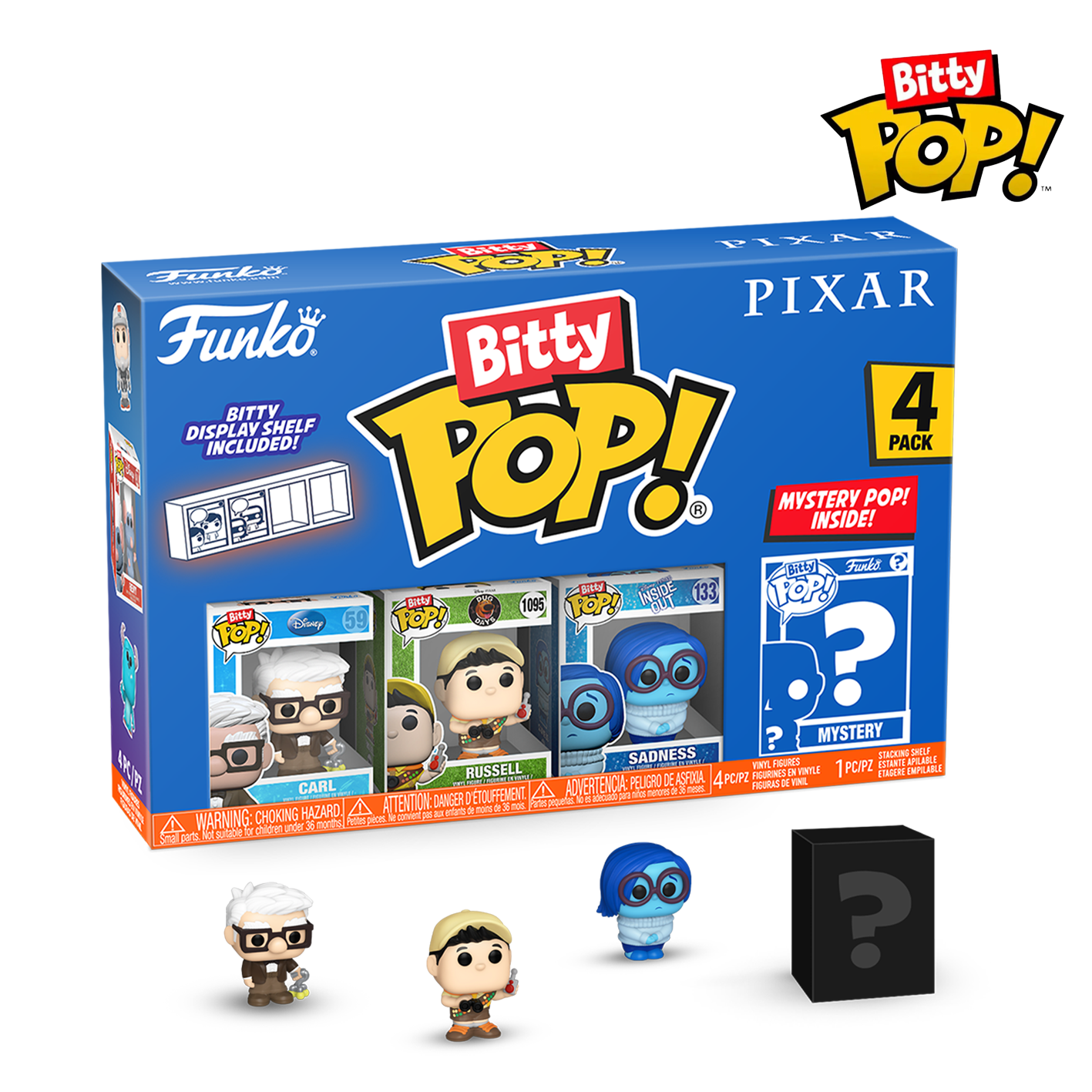 Pixar - UP Bitty Pop! 4 Pack