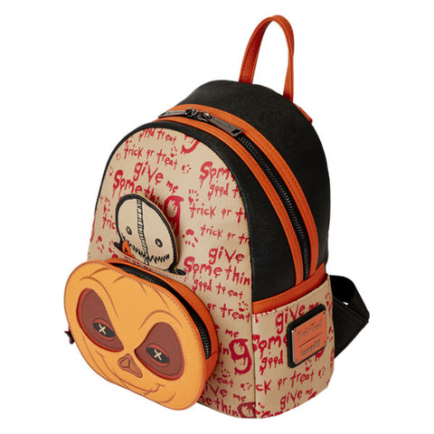 Image of Loungefly - Trick 'R Treat - Pumpkin Cosplay Mini Backpack