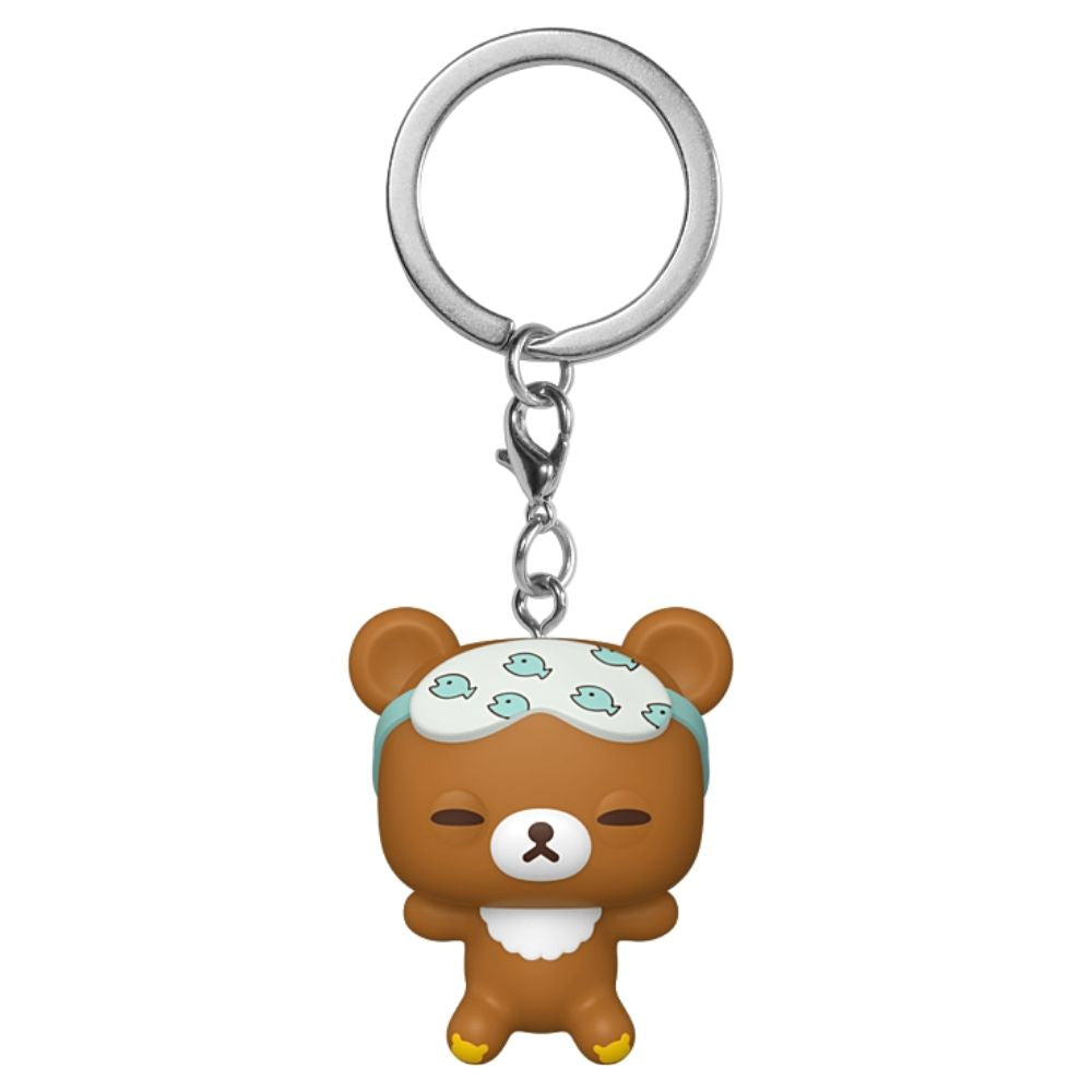 Rilakkuma - Chairoikoguma (Sleepy) Pocket Pop! Keychain