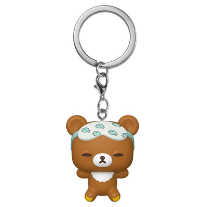 Rilakkuma - Chairoikoguma (Sleepy) Pocket Pop! Keychain