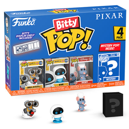 Pixar - WALL-E Bitty Pop! 4 Pack