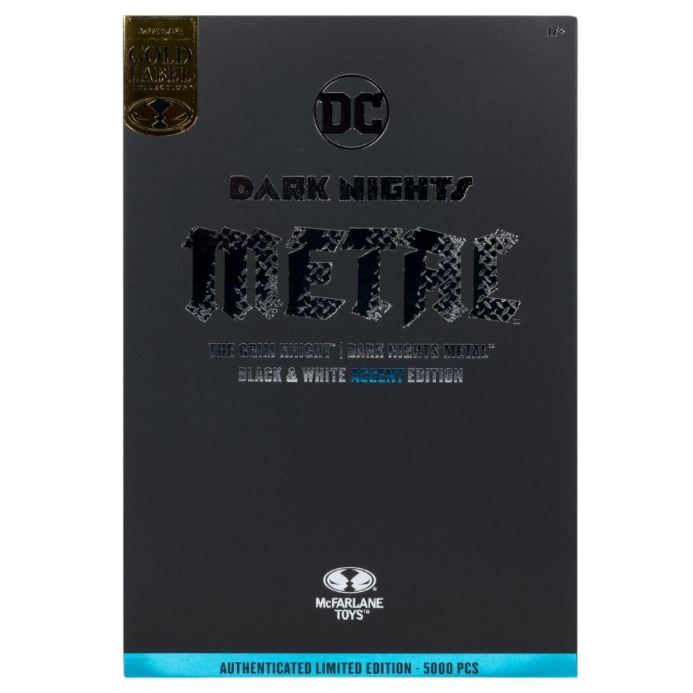DC - The Grim Knight B&W With Accent Gold Label 7 Inch Figure