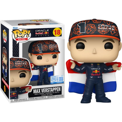 F1: Formula 1 - Max Verstappen with Dutch Flag US Exclusive Pop! Vinyl