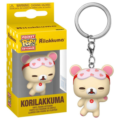 Rilakkuma - Korilakkuma (Sleepy) Pocket Pop! Keychain