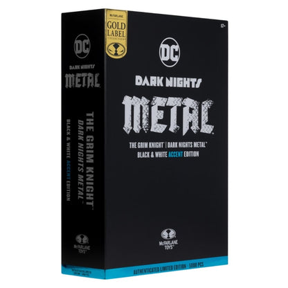 DC - The Grim Knight B&W With Accent Gold Label 7 Inch Figure