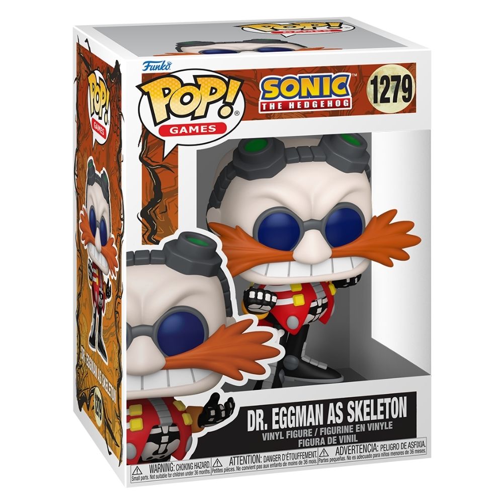 Sonic the Hedgehog - Dr Eggman as Skeleton (Halloween) Pop! Vinyl