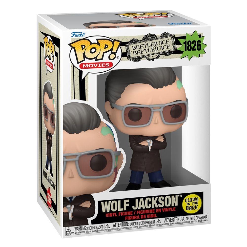 Beetlejuice Beetlejuice (2024) - Wolf Jackson Glow in the Dark Pop! Vinyl