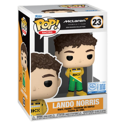 F1: Formula 1 - Lando Norris (McLaren) (Senna Tribute Race Suit) US Exclusive Pop! Vinyl