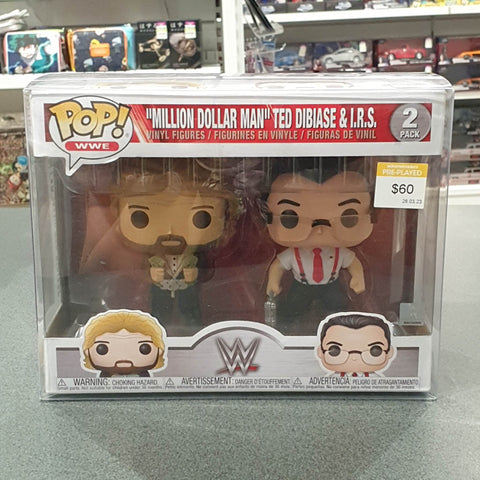 Image of WWE - IRS and Million Dollar Man US Exclusive Pop! Vinyl 2-Pack
