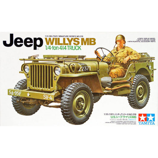 Tamiya Jeep Willys Mb. 1/4-Ton Truck Model Kit