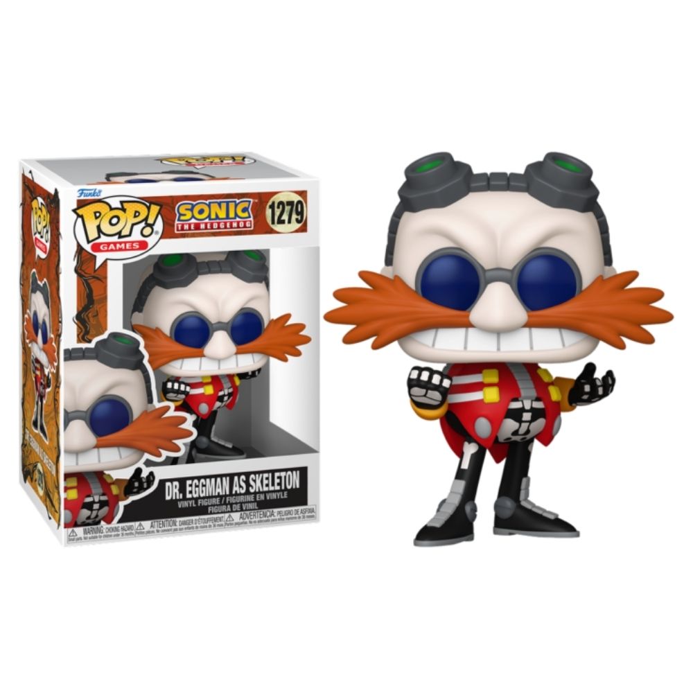 Sonic the Hedgehog - Dr Eggman as Skeleton (Halloween) Pop! Vinyl
