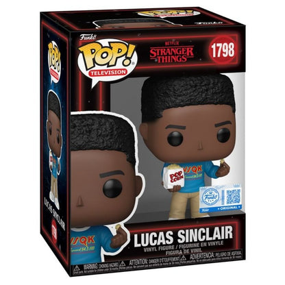 Stranger Things - Lucas Sinclair with Popcorn (Season 5) US Exclusive Pop! Vinyl