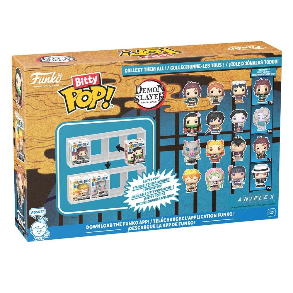 Demon Slayer - Zenitsu Bitty Pop! Vinyl 4 Pack