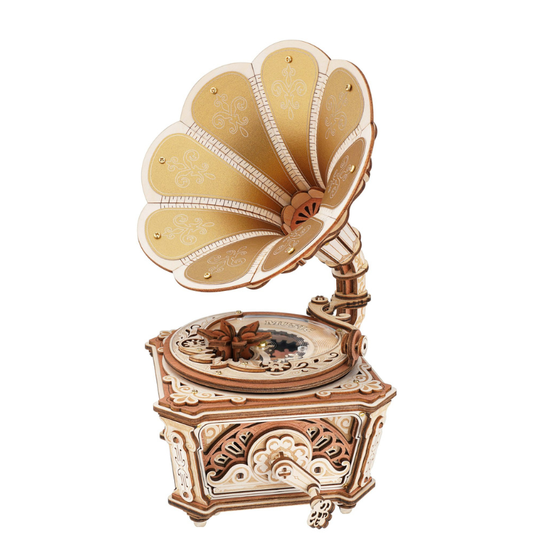 Robotime Mechanical Gear Music Box Diva Gramophon