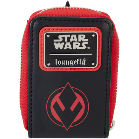 Image of Loungefly - Star Wars - The Phantom Menace 25th Anniversary Darth Maul Glow in the Dark Accordion Wallet