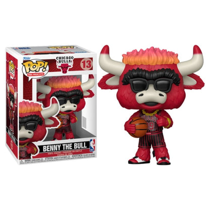 NBA Basketball: Mascots - Benny the Bull Chicago Bulls Pop! Vinyl