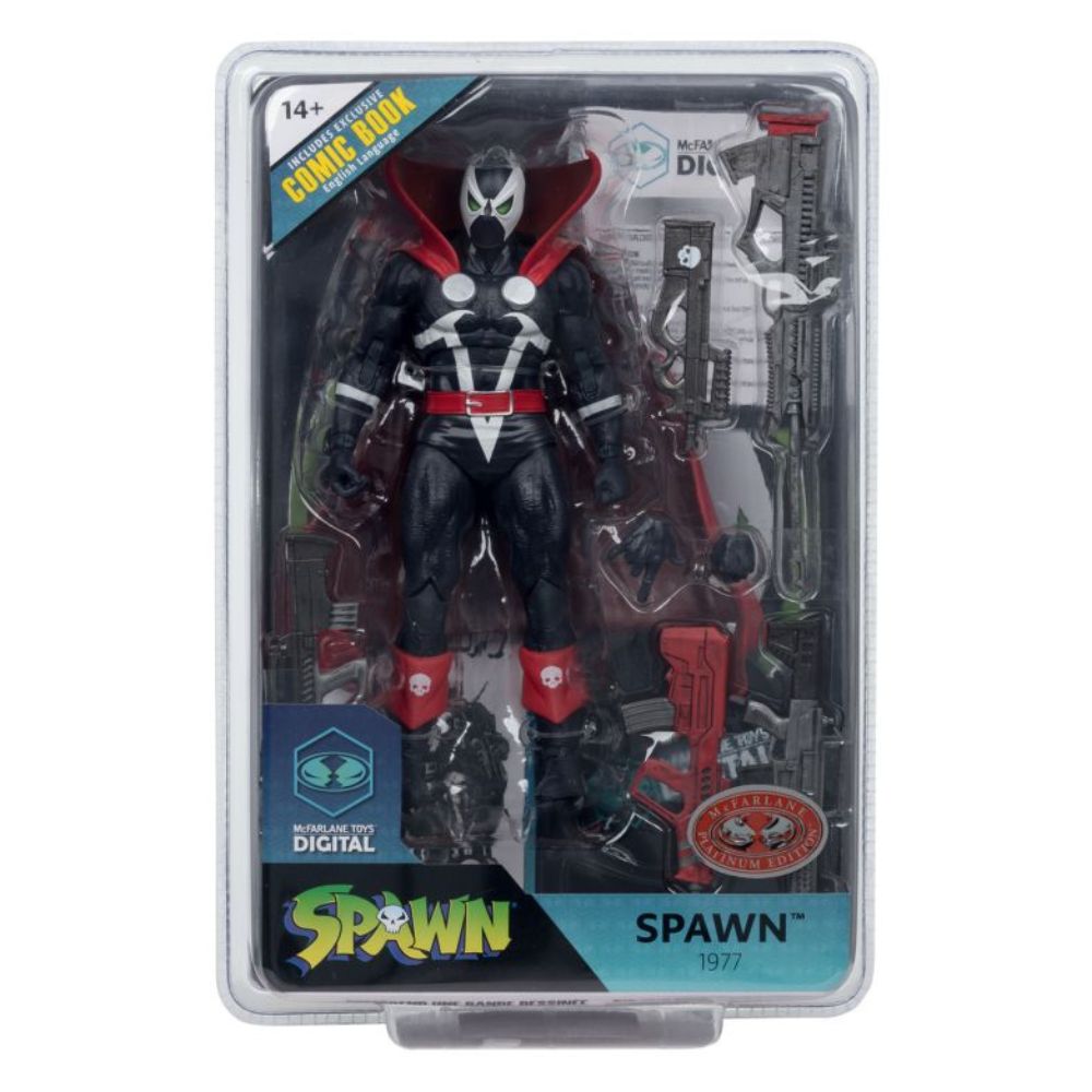 Spawn - 1977 Spawn (Variant) 7 Inch Action Figure with Comic