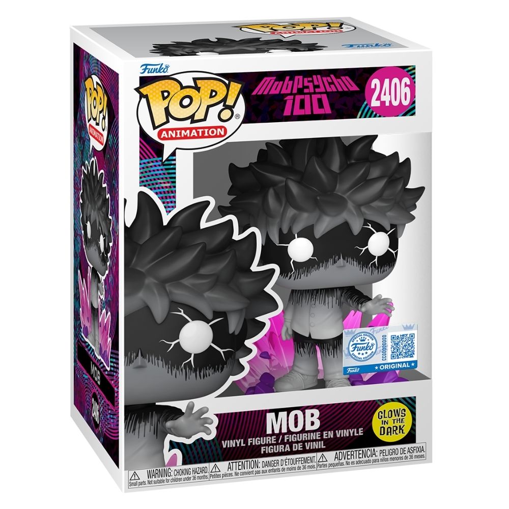 Mob Psycho 100 - Mob with Aura (Shigeo) Glow in the Dark US Exclusive Pop! Vinyl
