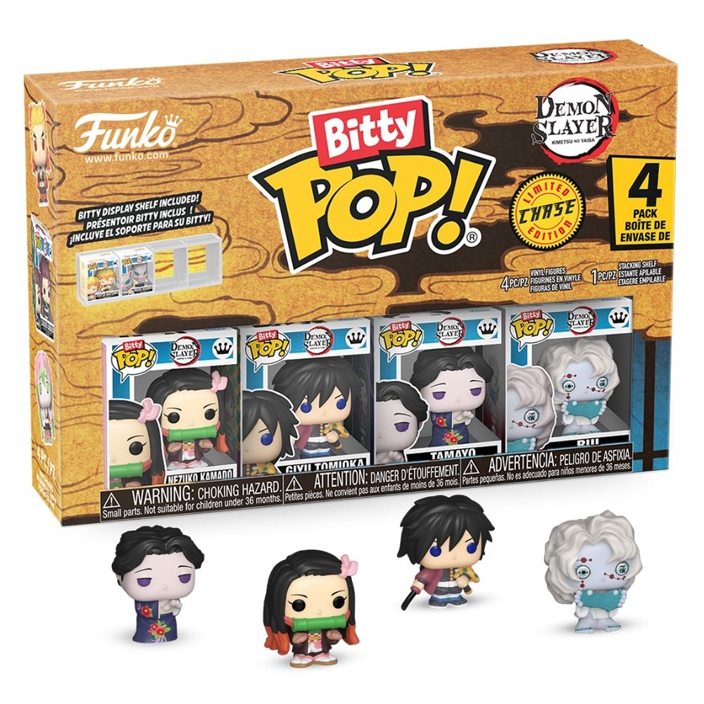 Demon Slayer - Nezuko Bitty Pop! Vinyl 4 Pack