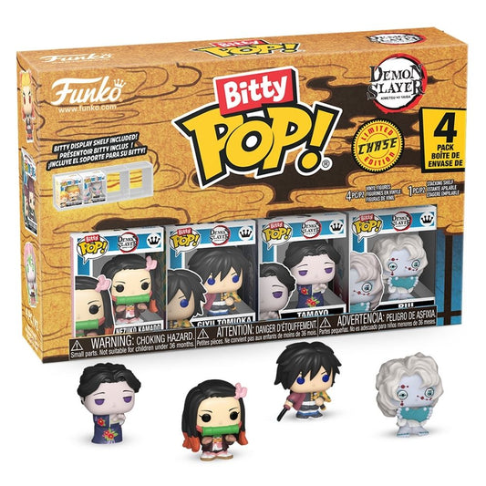 Demon Slayer - Nezuko Bitty Pop! Vinyl 4 Pack
