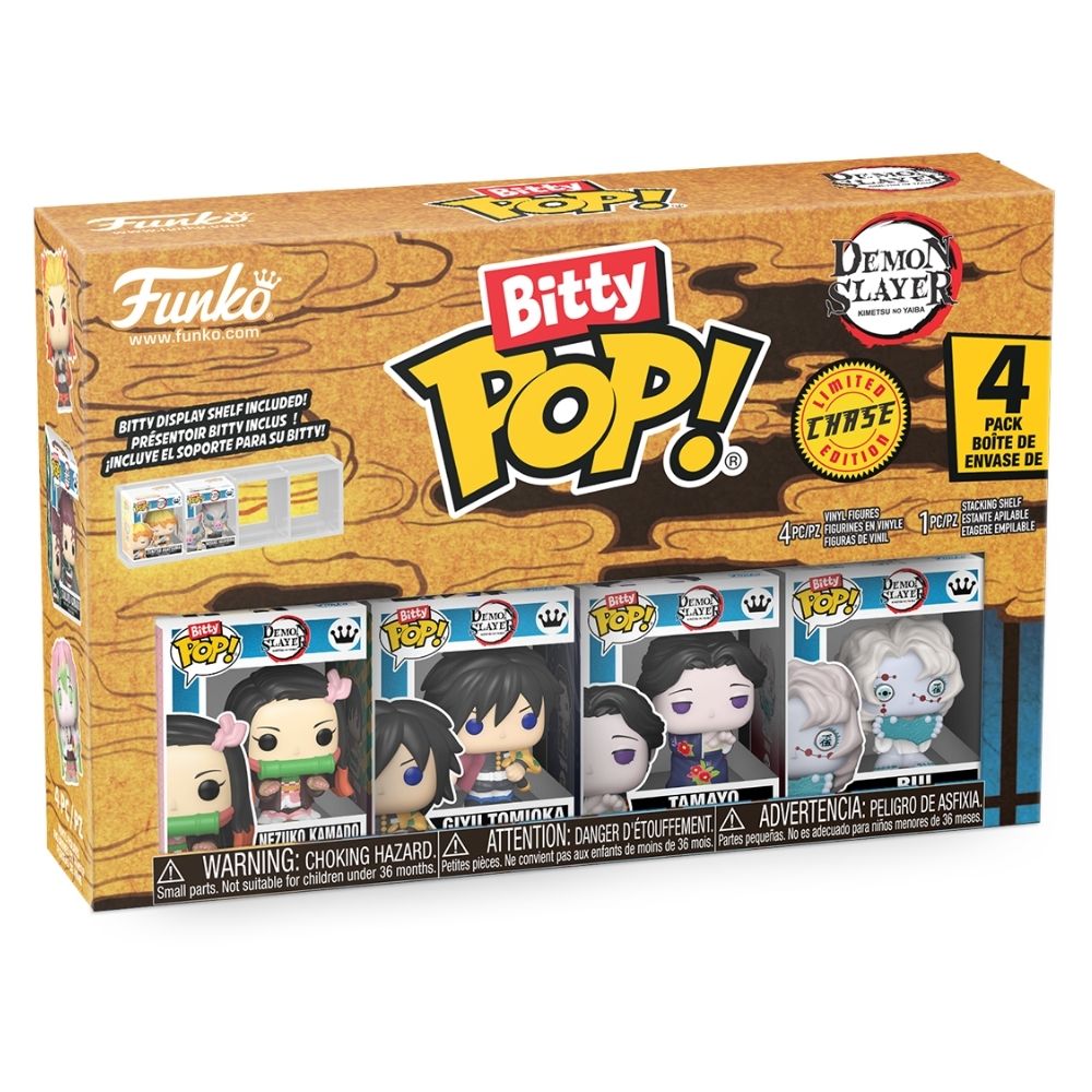 Demon Slayer - Nezuko Bitty Pop! Vinyl 4 Pack
