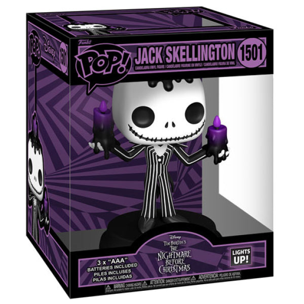 The Nightmare Before Christmas - Jack Skellington (Lights Up) 6 Inch Pop! Vinyl