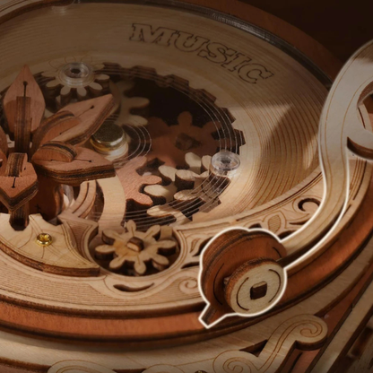Robotime Mechanical Gear Music Box Diva Gramophon