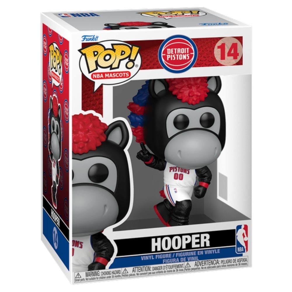 NBA Basketball: Mascots - Hooper the Horse Detroit Pistons Pop! Vinyl