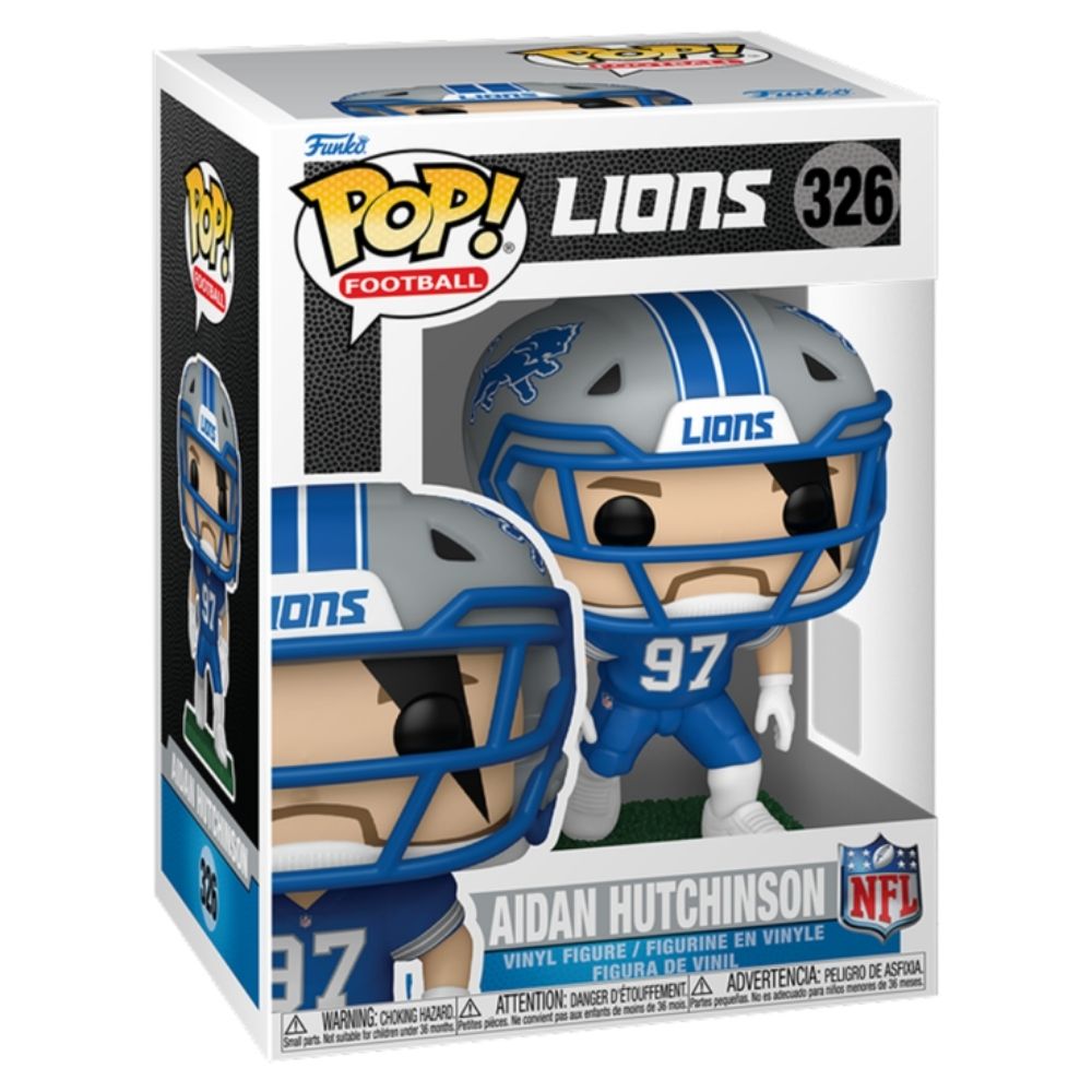 NFL Football - Aidan Hutchinsons Detroit Lions Pop! Vinyl