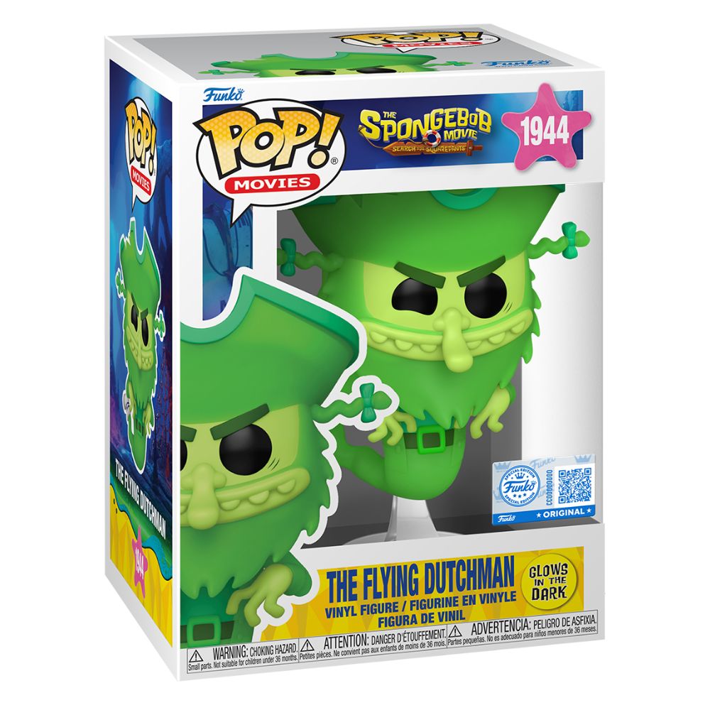 The SpongeBob Movie: Search for SquarePants (2025) - The Flying Dutchman Glow in the Dark US Exclusive Pop! Vinyl