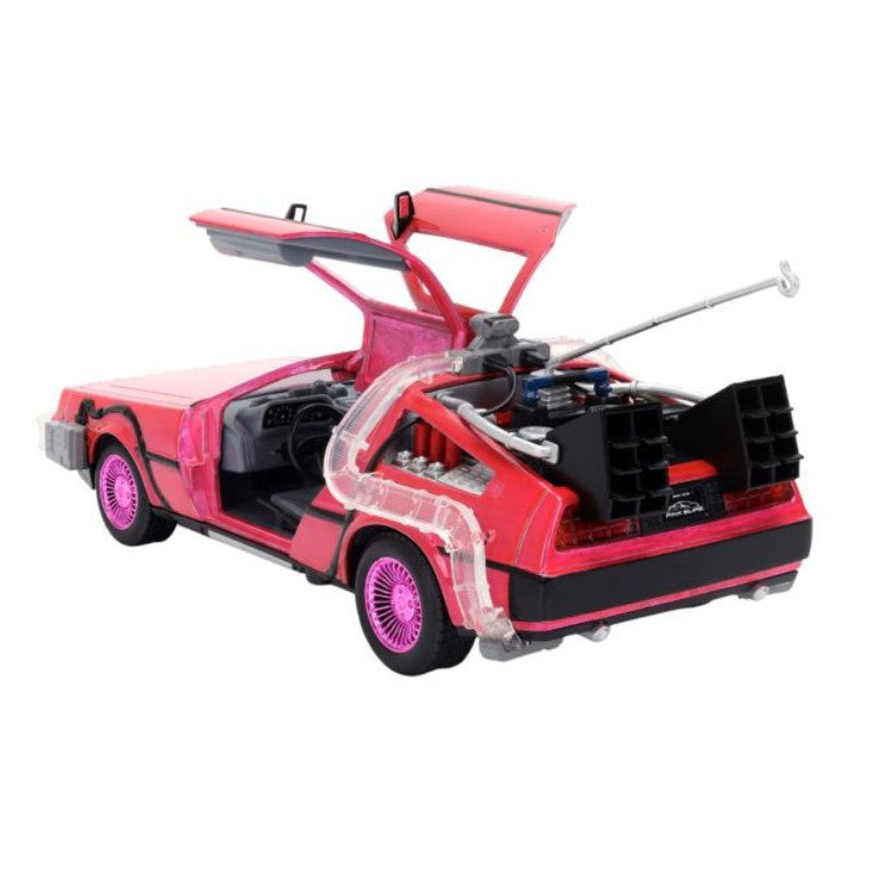 Pink Slips - 1:24 Delorean Pink (Pink) Diecast Vehicle
